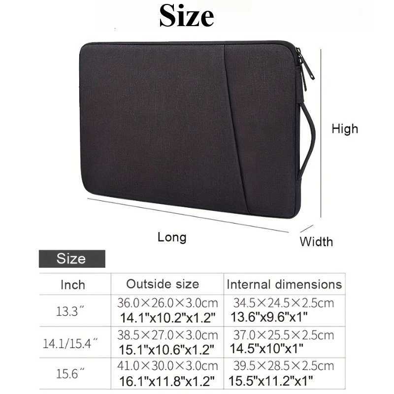 Laptop Sleeve Case With Handle 133/156 Inch Laptop Bag Cases Laptop AccessoriesT251208