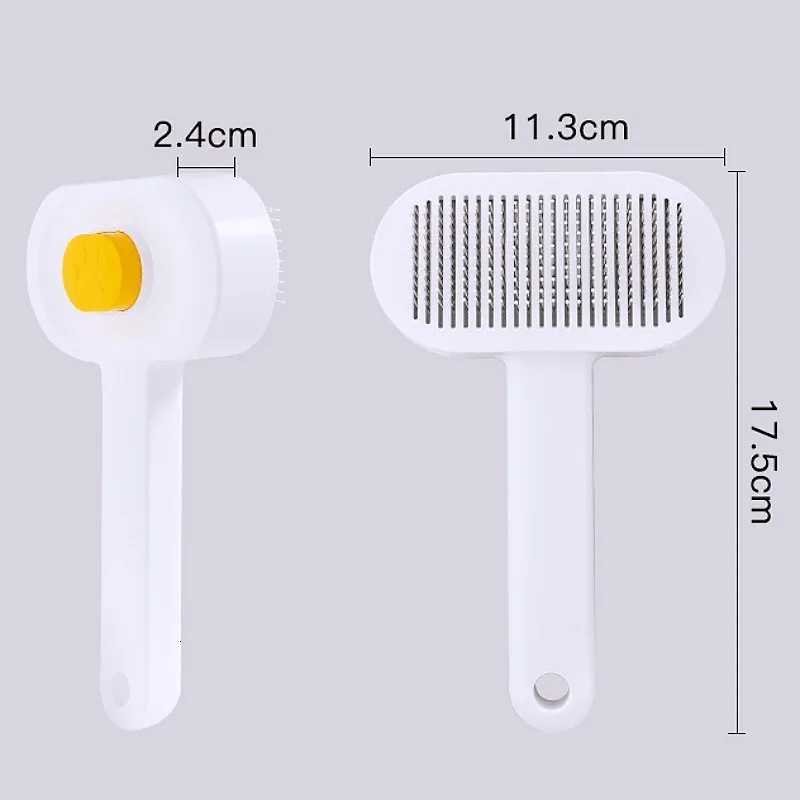 Dog Brush Automatic Self Cleaning Cat Brush One Button Dog Grooming Brushes Massage Cat Comb Pet Accessories M251208 - view 6