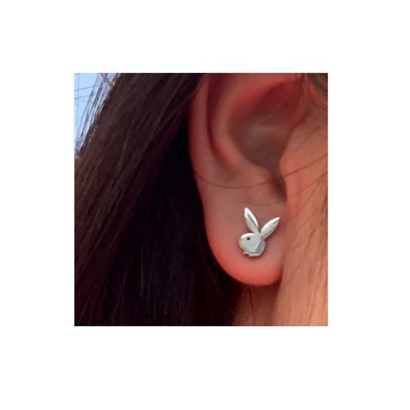 Cartilage Piercing Stud Earring for Women Cute Bunny Earrings Piercing Womens Ear Studs Jewelry J251208