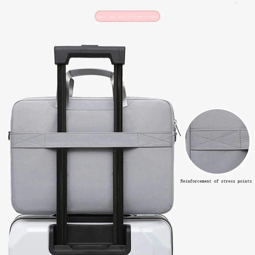 Laptop Bag Shoulder Handbag For MacBook Air Pro 16 Case For Xiaomi Dell HP 11 13 14 15 156 inch Business Briefcase Laptop CoverT251208
