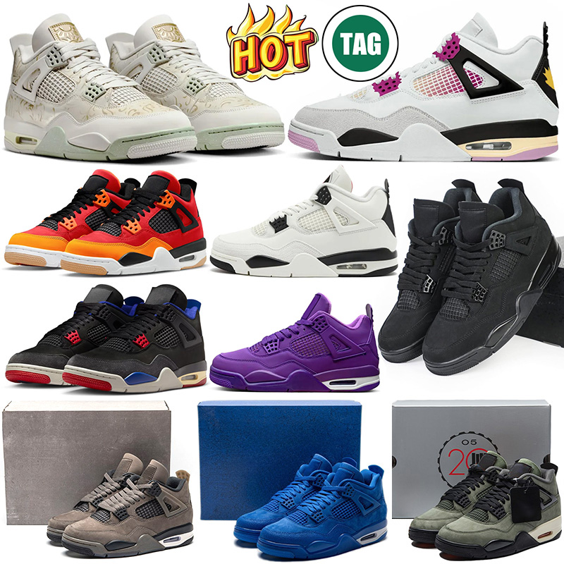 2026 Black Cat Somos Eternos 4 designer basketball shoes women men outdoor sneakers 4s nigel syester Flight Club Comic bred reimagined fire red starfish With Box