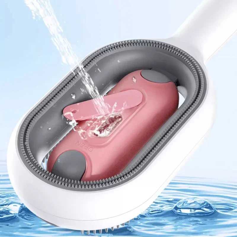 4 In 1 Pet Hair Removal Brushes with Water Tank Double Sided Dog Cat Grooming Massage Comb Cleaning Floating Hair Pet Supplies M251208 - view 4
