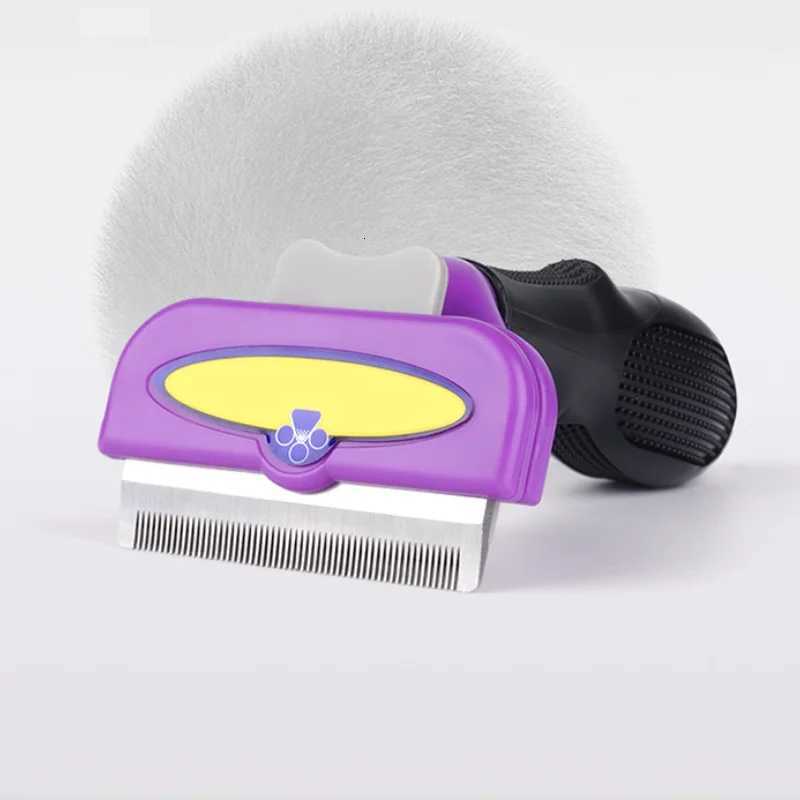 Dog Cat Hair Cleaning Combs Brush Pet Supplies Cat Dog Hair Remover Brush Pet Grooming Brush Pet Hair Removal Comb Grooming Tool M251208 - view 4