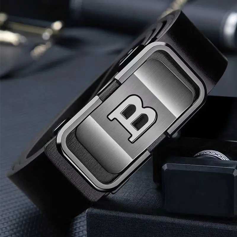 fashion belt Mens Toothless Automatic Buckle New with Letter Button Business Fashion High Quality Belt Festival Gift Selectiot