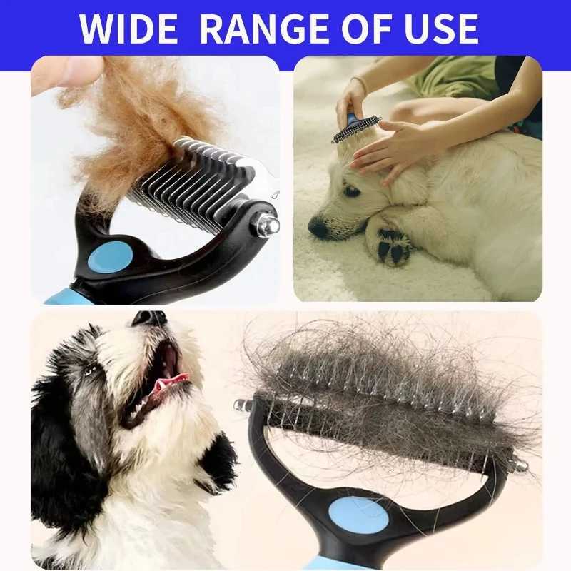 Professional Pet Deshedding Brush Dog Hair Remover Pet Fur Knot Cutter Puppy Cat Comb Brushes Dogs Grooming Shedding Supplies M251208 - view 6