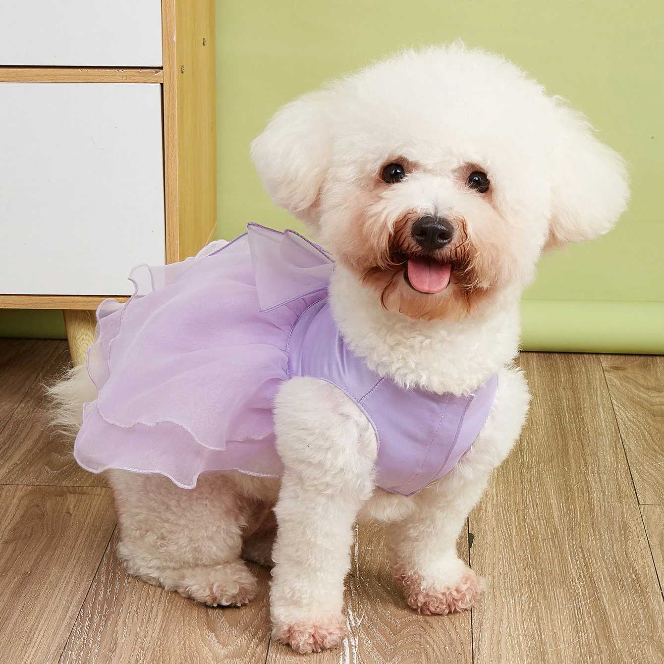 Dog Princess Dress Small Dog Pet Cute Clothing Skirt Dogs Clothes Cat Wedding Thin Summer White Dogs Clothing Chihuahua Teddy M251208