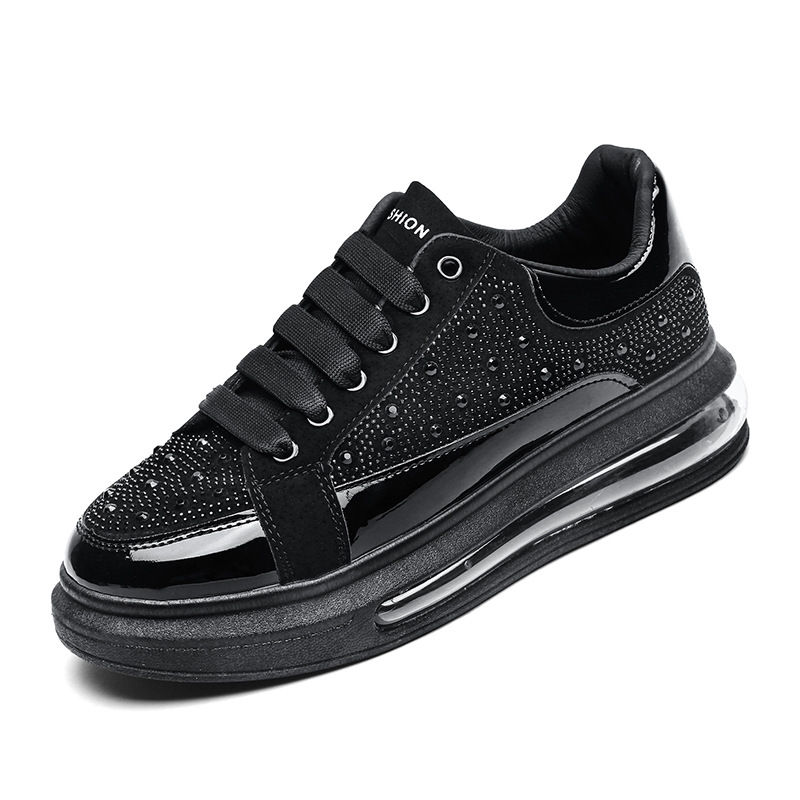 Free shipping designer shoes Men comfortable and trendy soft soled sports and leisure shoes men thick soled height increasing running shoes Interactiv