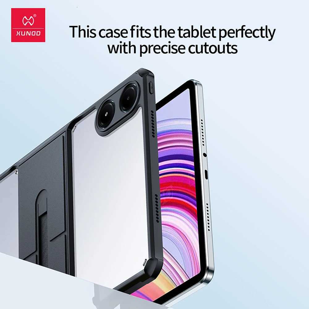 Xundd For Redmi Pad Pro Pad 121 Tablet Cover Anit-shock Shell with Invisible Magnetic Bracket Holder Case C251208