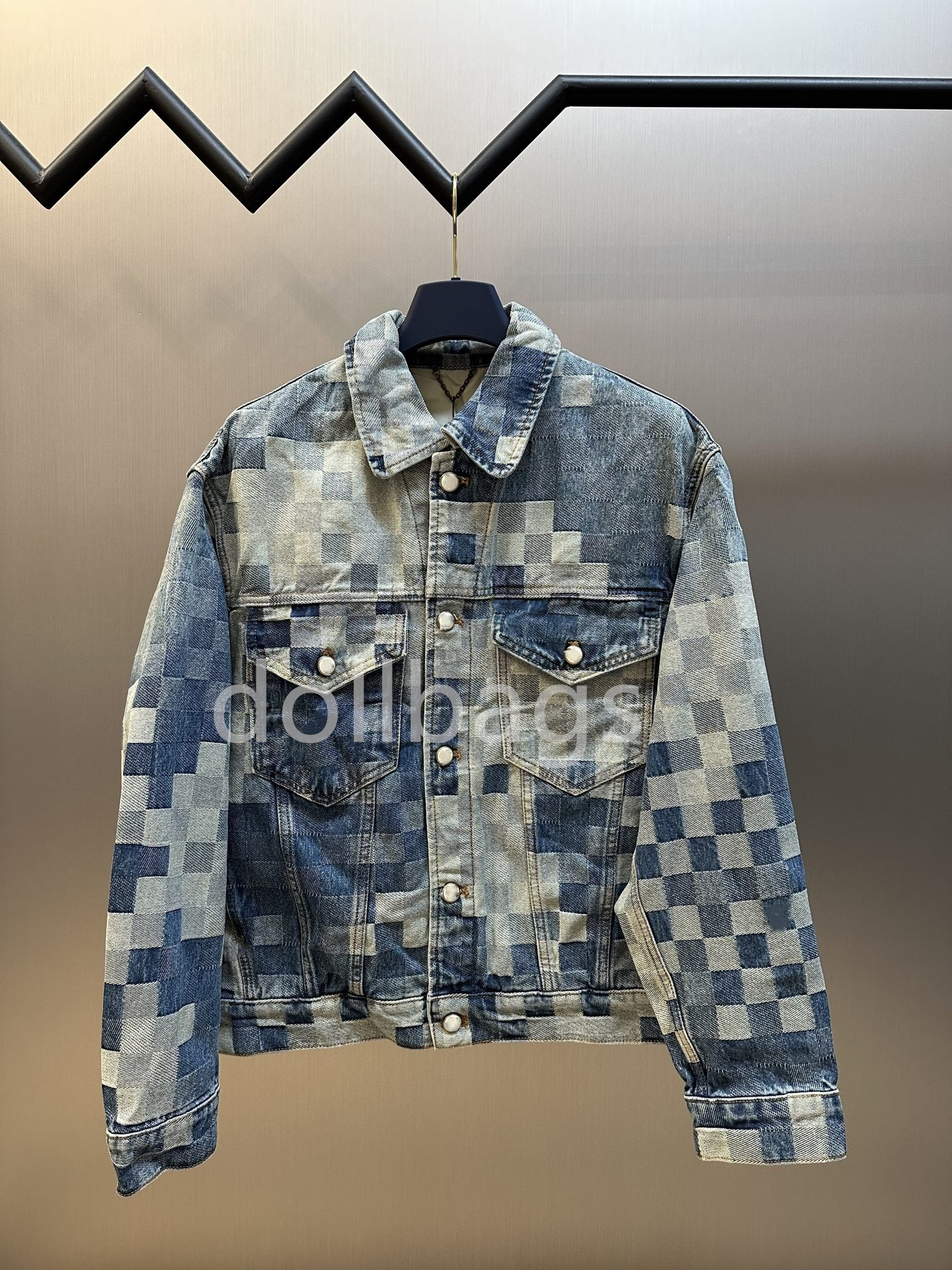 23SS Latest Designer Mens Jacket Military Checkerboard Luxury Wash Water Letter Jacquard Windbreaker Comfortable Material Top Brand Mens Jacket Sportswear Set