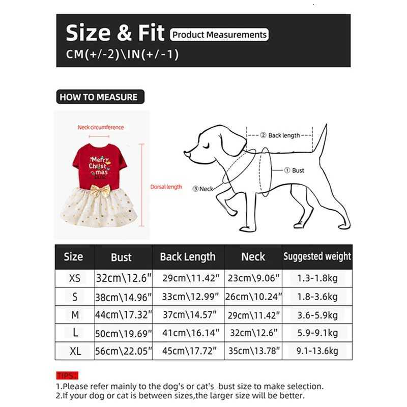 Glittery Red Dog Christmas Dress Poodle Style Ruffled Skirt Outfit for Pomeranian Chihuahua Shih Tzu Holiday Photo Costume M251208