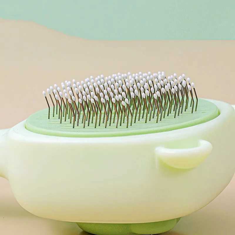 Dog Comb Self Cleaning Dogs Brush One-click Comb Dog Grooming Massage Cat Brush No Hurt Dogs Combs Pet Supplies M251208 - view 4