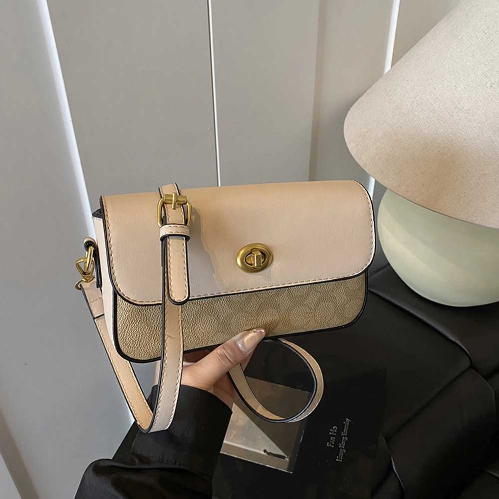 New woven pattern texture handbag fiable wens cmuting shoder bag diagal cross French stick bag Y251208