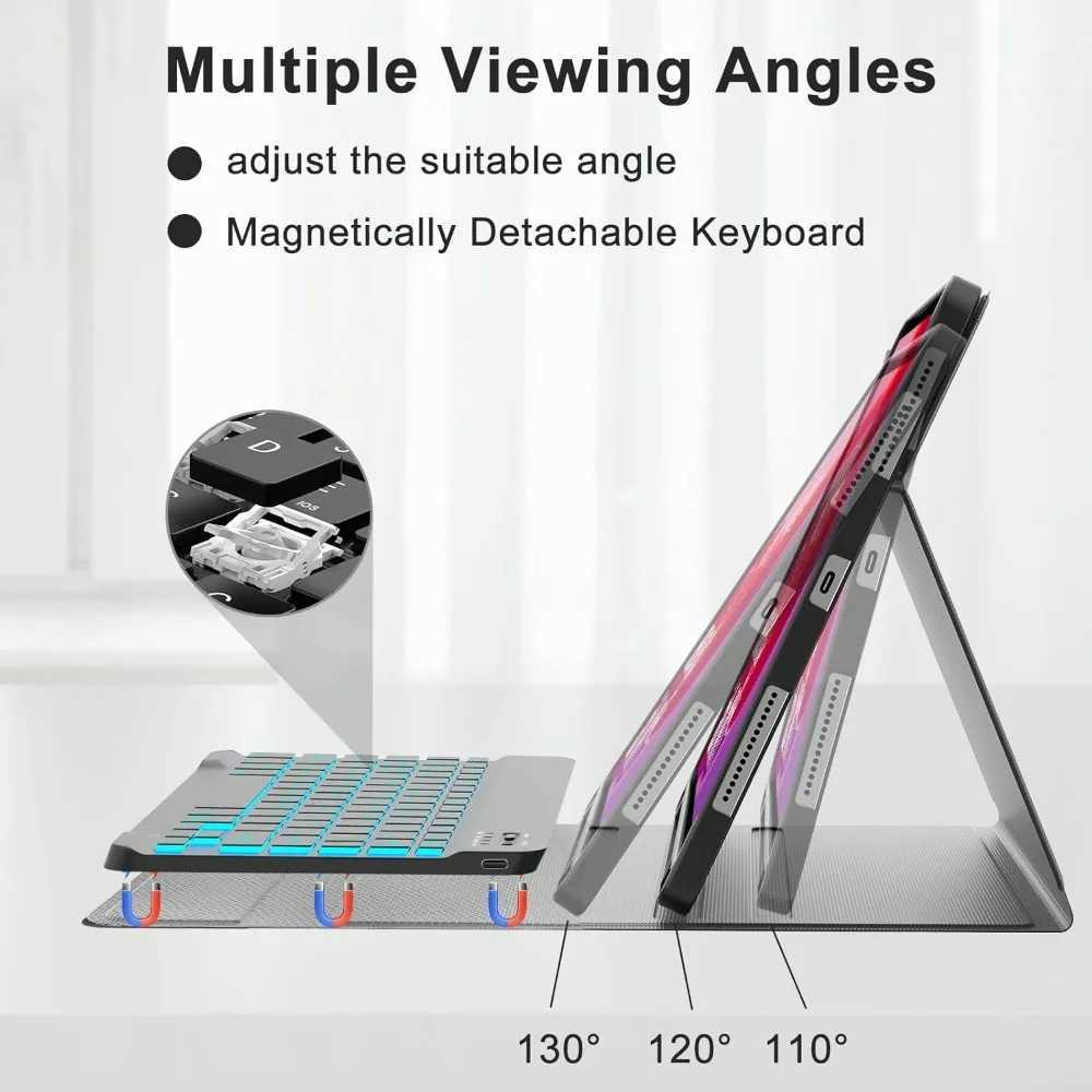 Tablet Case for Xiaoxin Pad 11 lnch 2024 2025Detachable Keyboard Case for Tab M11 / Idea Tab 11 with Pen Slot C251208