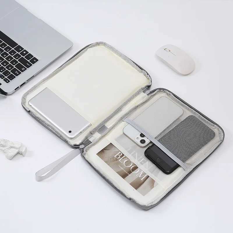 Tablet Bag Sleeve 109/129 Inch Handbag for IPad Pro Samsung Xiaomi Cover Shockproof Portable Pouch Multi Pockets Tablet CasesT251208