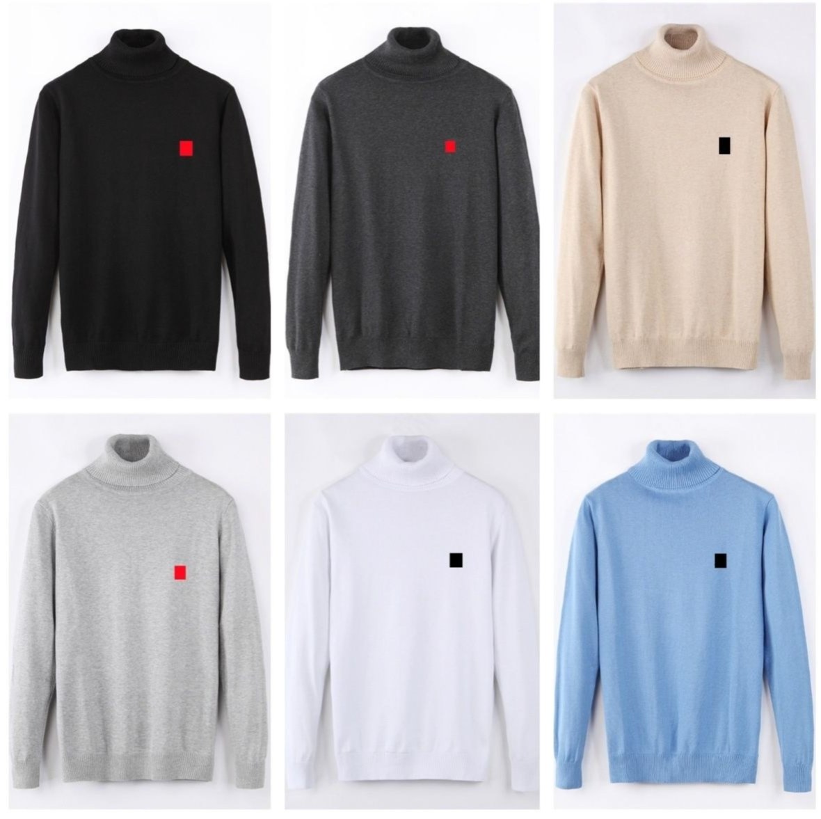 Sweater polo men sweaters men small knitted sweaters mens round neck sweater pullover turtle neck pony embroidery sweaters