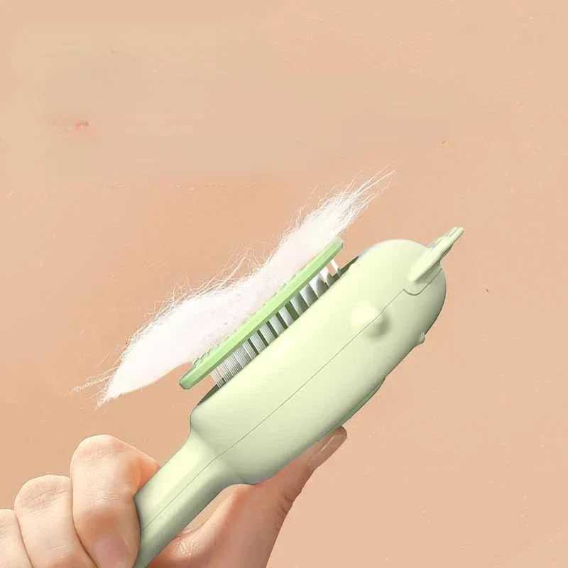 Pet Massage Brushes Cat Comb Hair Removal Pet Grooming BrushSelf Grooming Brush for Kitten Removes Tangles Loose Fur Cats Dogs M251208 - view 6