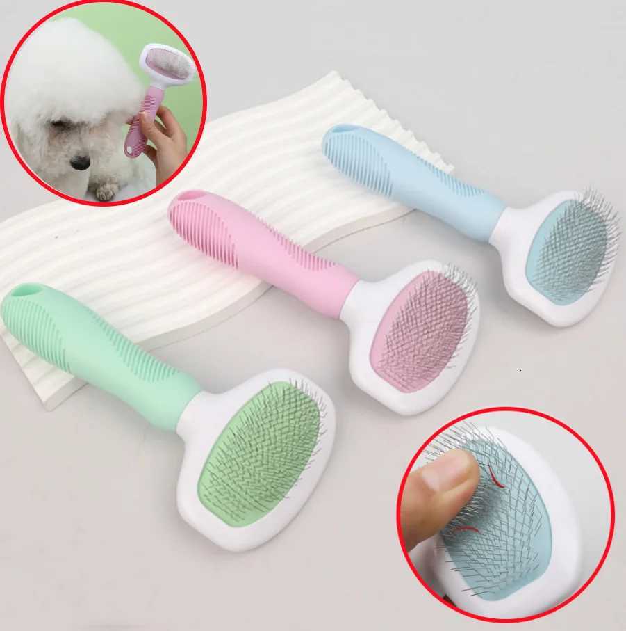 Dog Brush Dog Grooming Massage Dogs Brushes Cat Hair Comb Stainless Steel Combs for Dogs Hair Knot Opening Combs Pet Products M251208