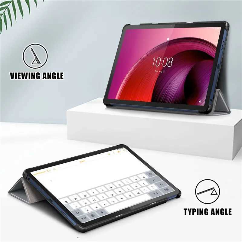 Painting Luxury Business Leather Tablet Case for Tab K10 Pro 5G M10 5G Case Tb360zu Skin Feel Shockproof Protect Cover C251208