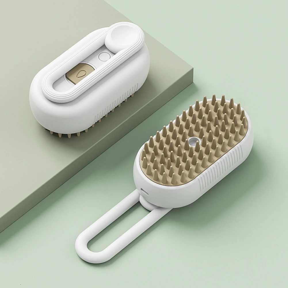 USB Rechargeable Cat Dog Grooming Comb With Electric Water Spray Curry Comb Dog Cat Massage Brush for Short Long Haired Pets M251208 - view 3