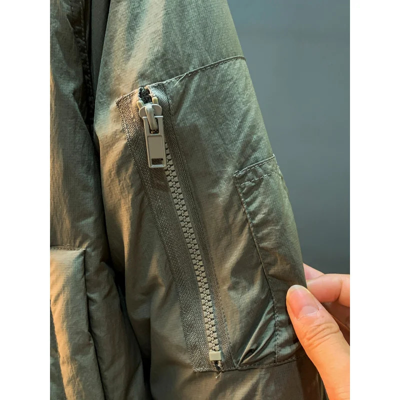 Winter down jacket trend casual mens warm and cold resistant clothing 2025 thick y251205