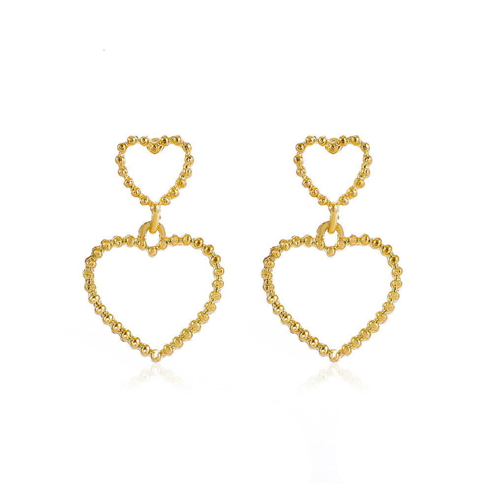 New Oil Drop For Women French Light designer free shipping Design Sense Wrapped Heart Stud luxury Earrings Internet Celebrity Ear Jewelry