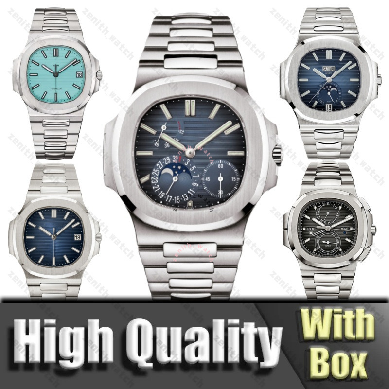 AAA Men Automatic Watch Patekedly Philipeity Designer Nautilius Watch Stainless Steel Square Pointer Watch Super Clone Watch Pateckly Philipeity Wristwatch 925