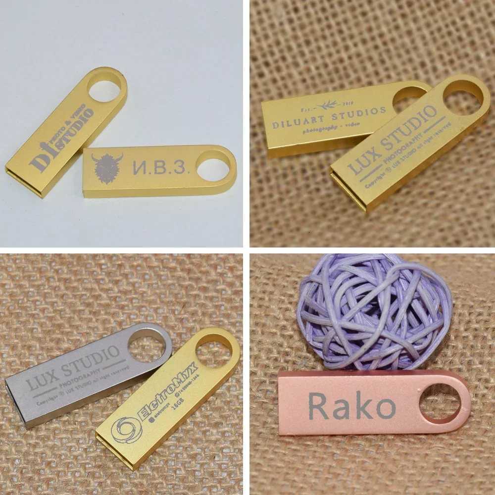 10pcs/lot USB Flash Drive20 Pendrive 64gb 32gb 16gb 8gb 4gb Photography Gift Usb Memory Stick Wedding Day Cle usb C251209