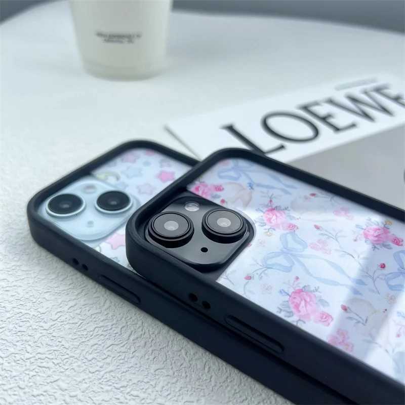 Wildflower Cute cartoon for iPhone 13 15 Panda Bear Kitten WF 14 16 plus 17 Pro Max Flower Ribbon Pigeon bow phone case C251209