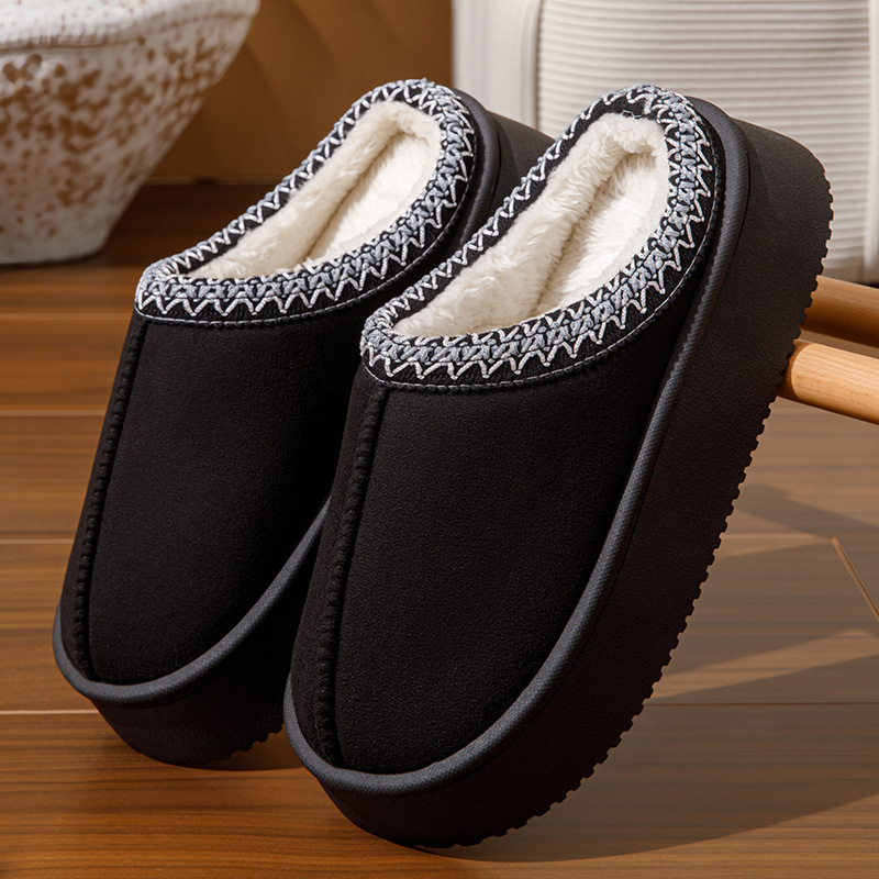 Slippers Women Winter Slipper Boots Indoor Outdoor Warm Comfortable Non-slip Thick Soled Couple Snow Men Home Casual