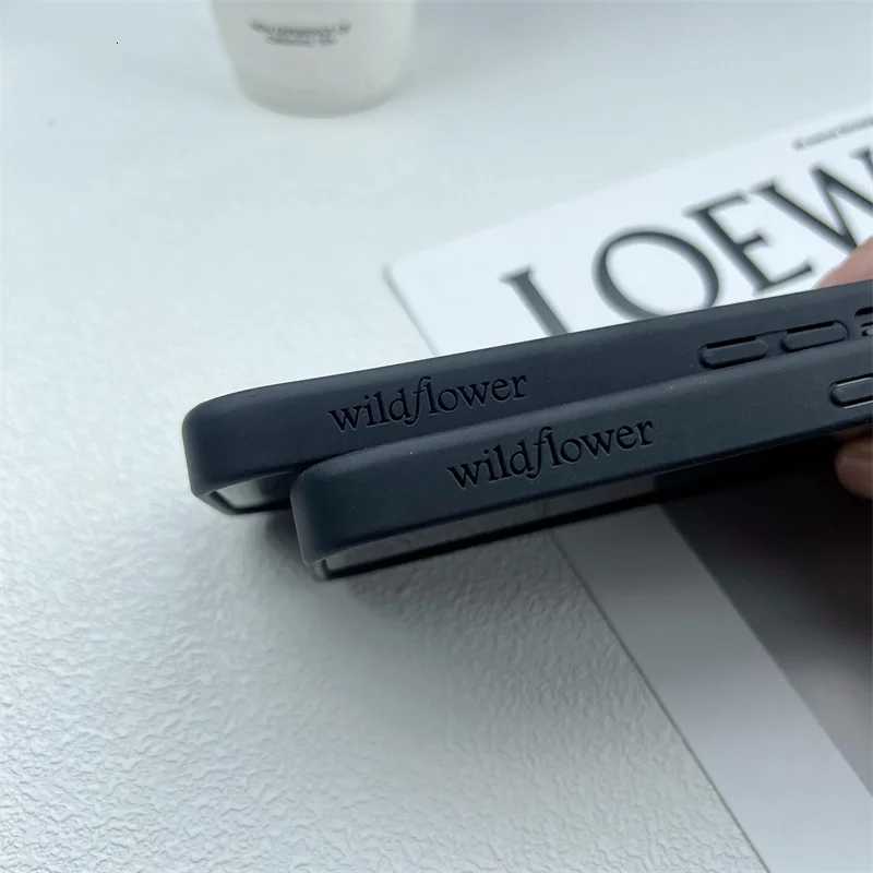 Wildflower Cute cartoon for iPhone 13 15 Panda Bear Kitten WF 14 16 plus 17 Pro Max Flower Ribbon Pigeon bow phone case C251209