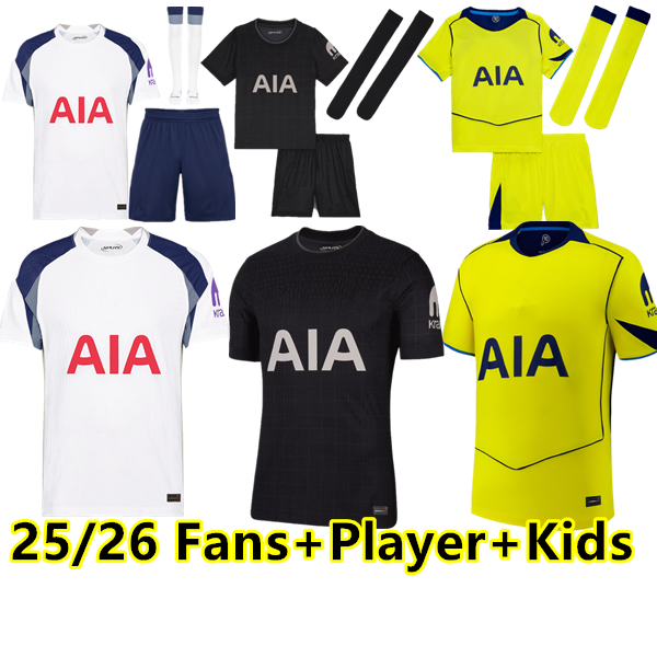 S-4XL 2025 2026 MADDISON XAVI Soccer Jerseys ROMERO KULUSEVSKI RICHARLISON KULUSEVSKI VAN DE VEN BISSOUMA JOHNSON Football kit shirt Men kids player