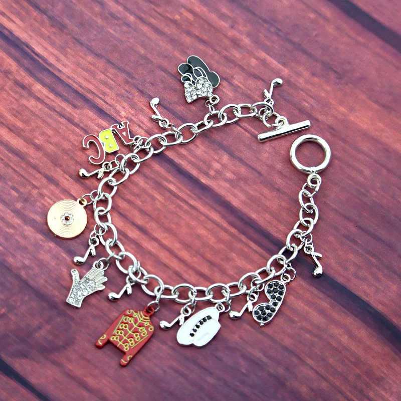 Michael Jackson Bracelet Commemorative Series Fashion Personality Pendant Mens and Womens Friendship GiftXJ251209