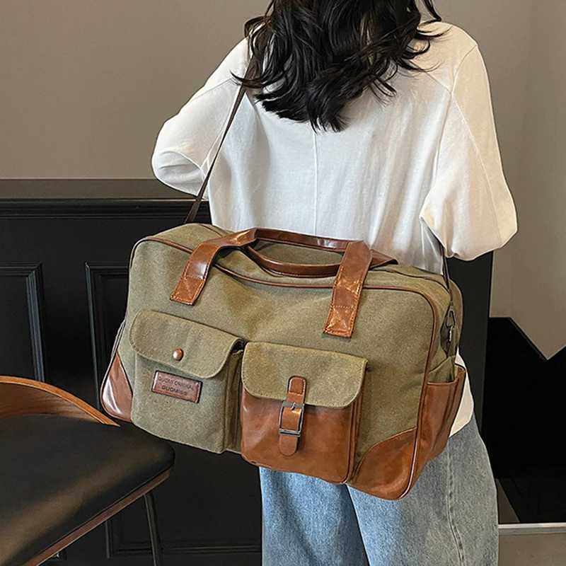 Gym Fitness Shoder Bag Dry Wet Yoga Swimming Sports Outdoor Handbag Large Short Distance Trip Crossbody Travel Canvas Bags Y251209