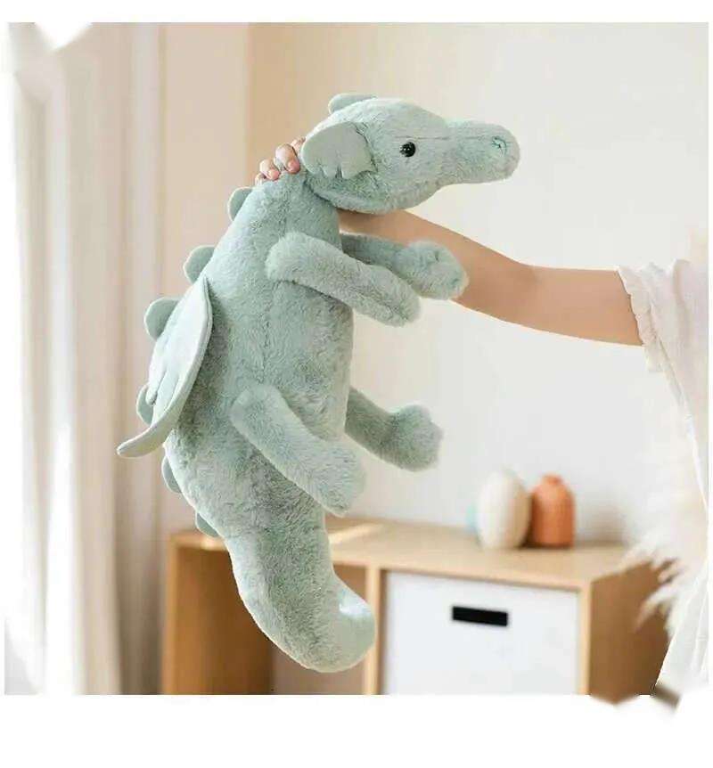 Large Flying Plush Stuffed Animal Realistic Sky Dragon Jellycat Style Viral Kawaii Soft Toy Big Hugging Pillow Gift L250819