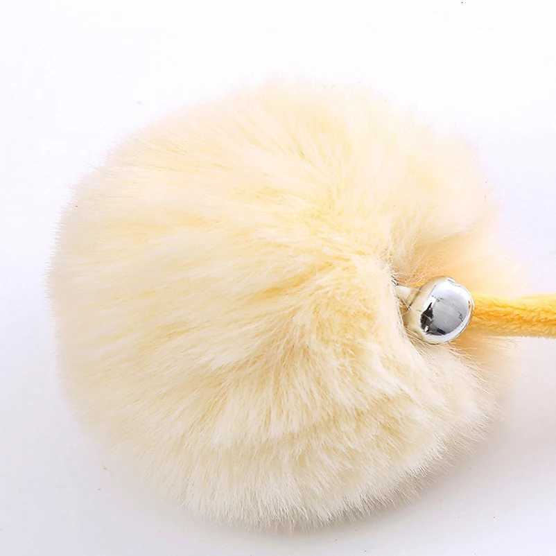 Cat toy paper rope carrot grinding teeth cat gnaw toy plush spring ball teasing cat stick can hang stretch teasing cat toy M251209