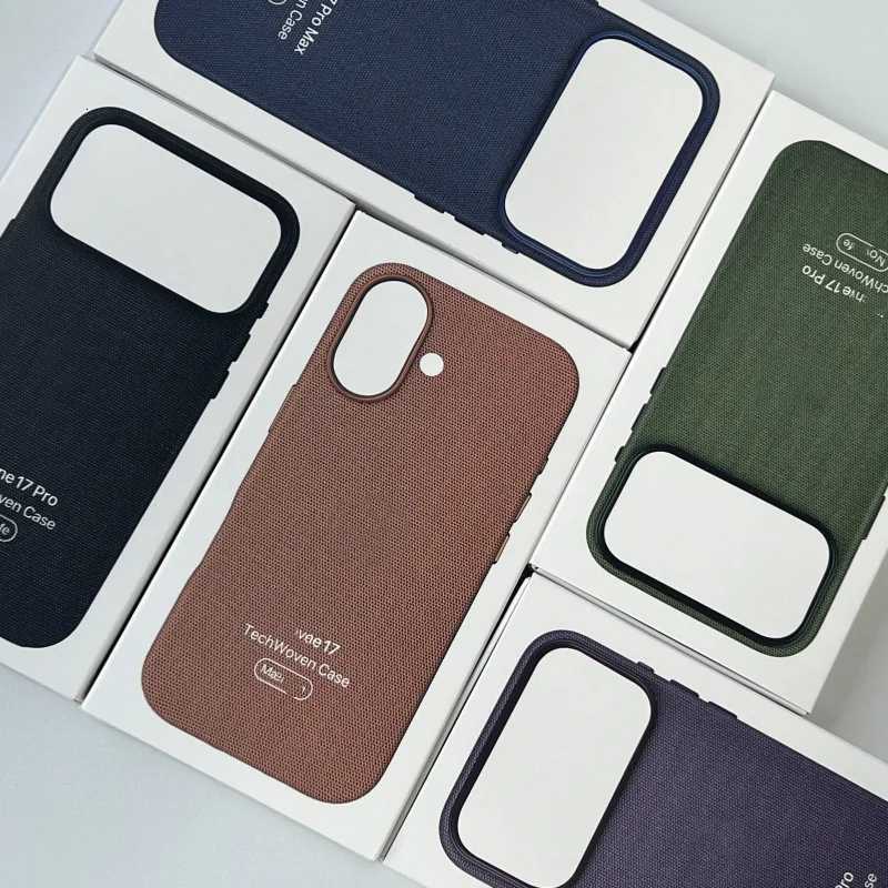 TechWoven case for iPhone 17 Pro Max magnetic Tech Woven case for 17 Air luxury protective cover C251209