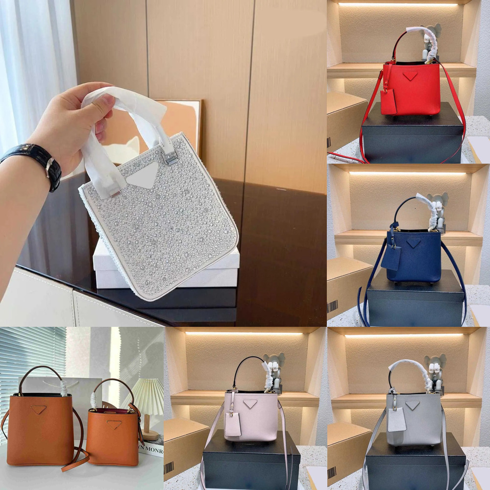 Cross Body Bucket Tote Handbag Shoulder 10 A Real Leather Brand Crossbody Wallet Female Purses 211224 Bags Designer Women Bag A22