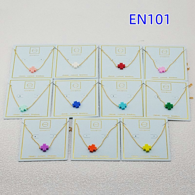 High Quality Enewton Cross Colorful Gold Filled Beads Pendant Necklace Birthday Gift Brand EN101