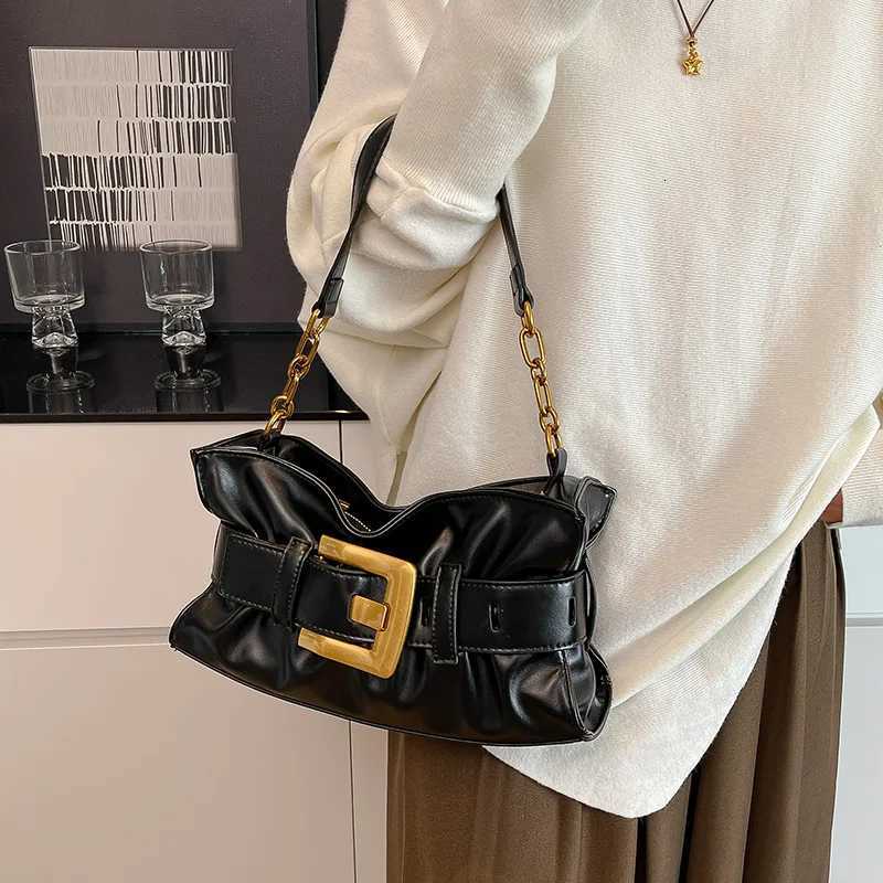 Fi wens shoder bag crinkled handbag fem luxury designer bag ladies chains totes purse wen bags shoder sac femme Y251209