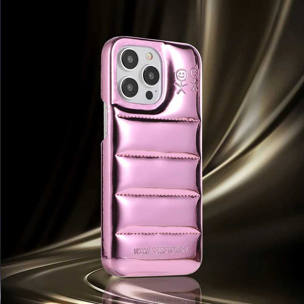 Ins Fashion W Winter The Puffer Case Aurora For iPhone 16 15 14 13 12 Pro Max Phone Cases Cover Shockproof Coque C251209