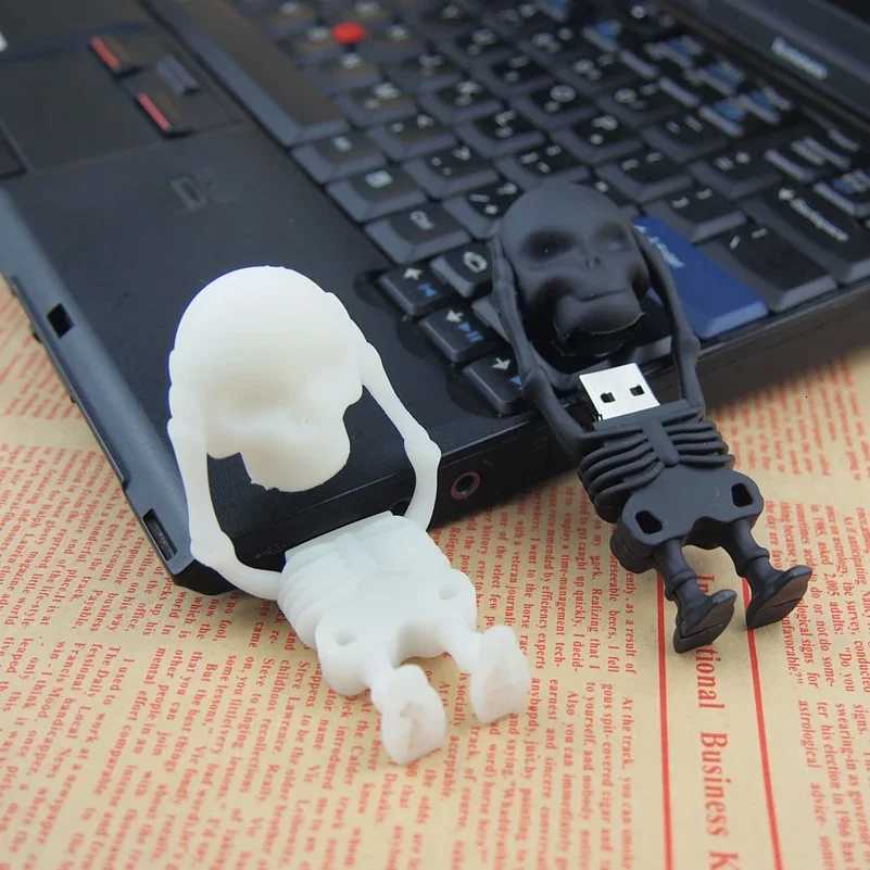 NEW Pendrive Halloween Cartoon Skl Pumpkin Memoria USB Flash Drive 8GB16GB 64GB 32GB Pen drive 128GB Cle Usb Memory Stick gift C251209