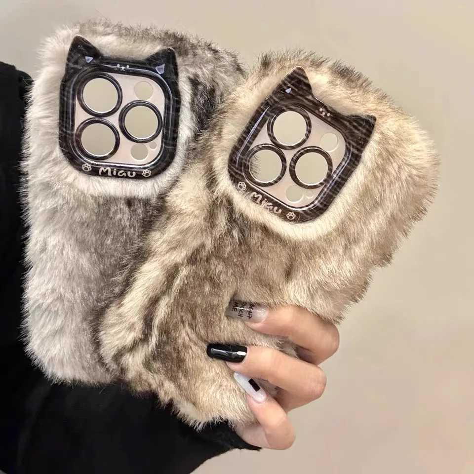 Simple And Luxurious Style Soft Mink Fur Plush Winter Version Suitable For IPhone 13Prax 12Pro 14 Phone Protective Case C251209