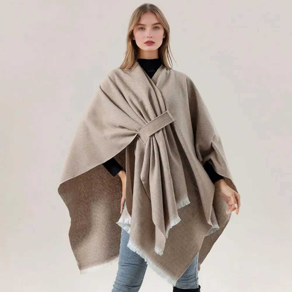 Luxury Ladies Shawl Jacket Women Shawl Jacket Elegant Cashmere Imitation Cloak Shawl for Women Soft Warm Winter Scarf Jacket Stylish Y251208