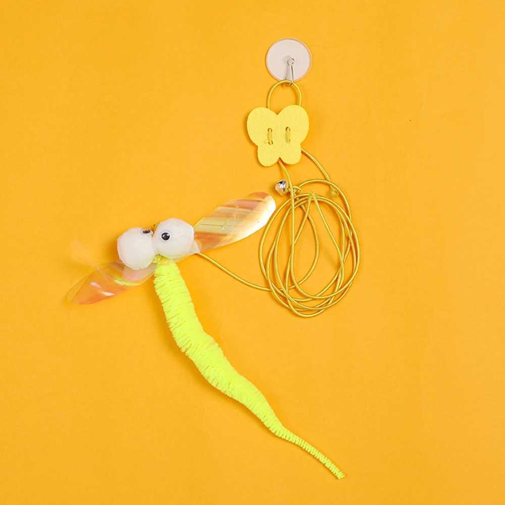1PC Cat Hanging Cat Toy Hanging Door Elastic Rope Cat Stick Feather Pet Supplies For Cats And Dogs M251209