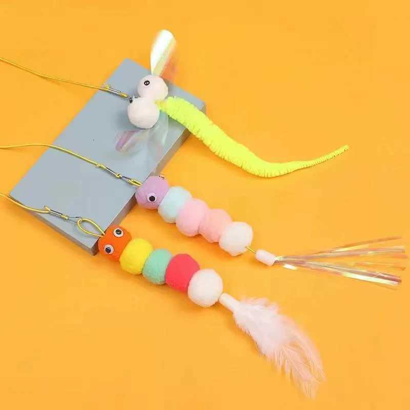 Interactive Cat Toy Hanging Simulation Cat Toy Funny Self-hey Interactive Toy for Kitten Playing Teaser Wand Toy Cat Supplies M251209