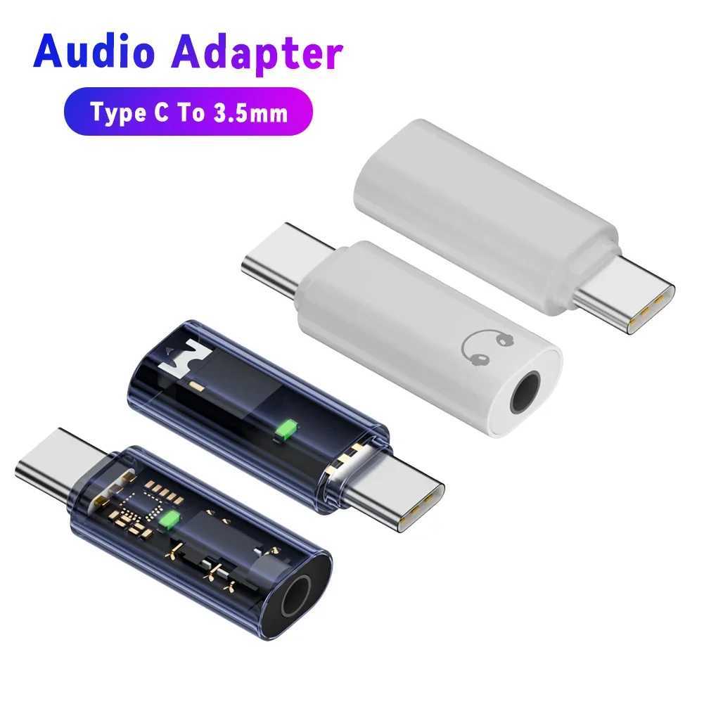 Type C To 35mm Au Adapter USB Type C To 35mm Aux Adapter Earphone AUX Adapter for iPhone 15 Galaxy S24 S23 tra C251209