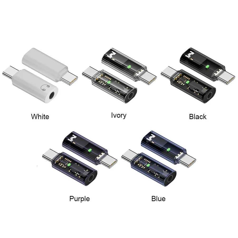 Type C To 35mm Au Adapter USB Type C To 35mm Aux Adapter Earphone AUX Adapter for iPhone 15 Galaxy S24 S23 tra C251209