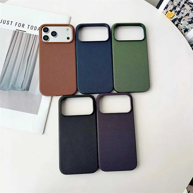 Tech Fabric Woven Magnetic Phone Case for IPhone 17 16 Pro Max 17Pro 16Pro IPhone17 IPhone16 Mag Safe Shockproof Cover C251209