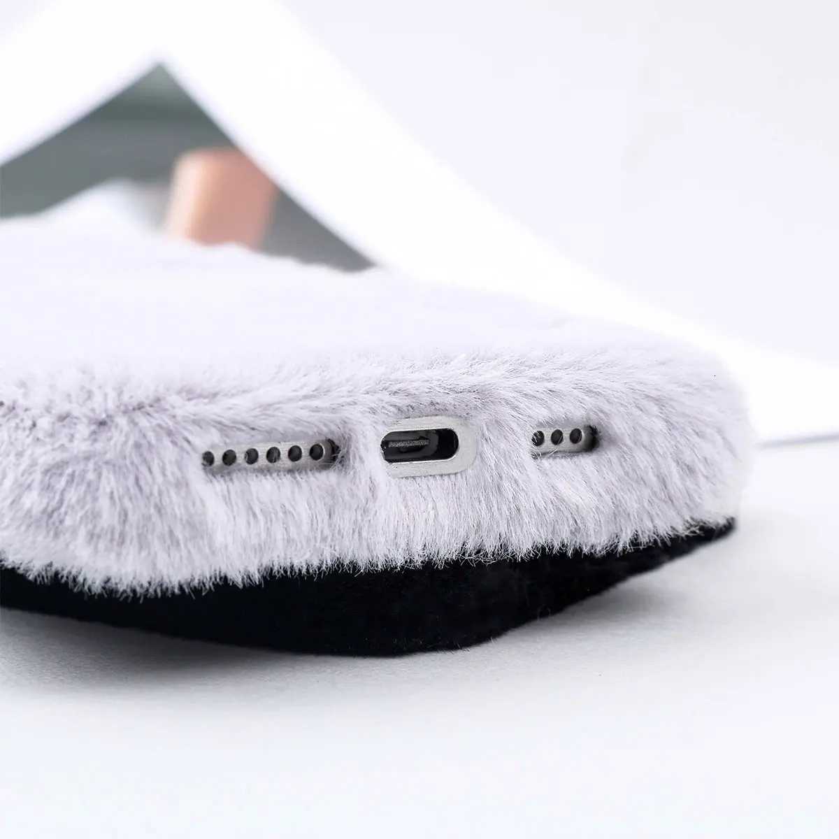 Fashionable jade fox velvet Suitable for iphone111213141516Pro Max simple and generous single case Protective Cover C251209