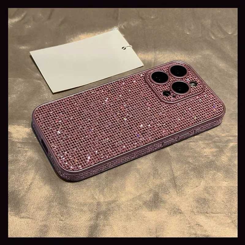 Luxury Jewelled Glitter Phone Case For iPhone 11 12 13 14 15 Pro Max Plus Electroplated Bumper Clear Shockproof Cover C251209